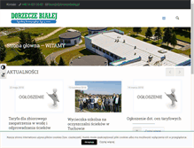 Tablet Screenshot of dorzeczebialej.pl